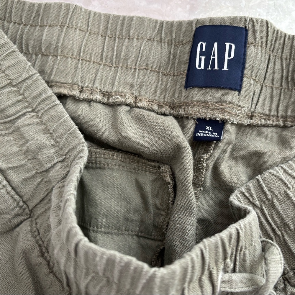 GAP Sage Green Casual linen shorts